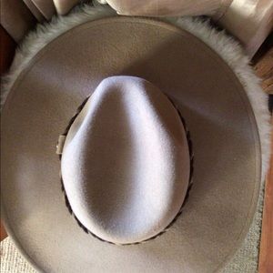 SALE !Boho braided wool felt Panama hat